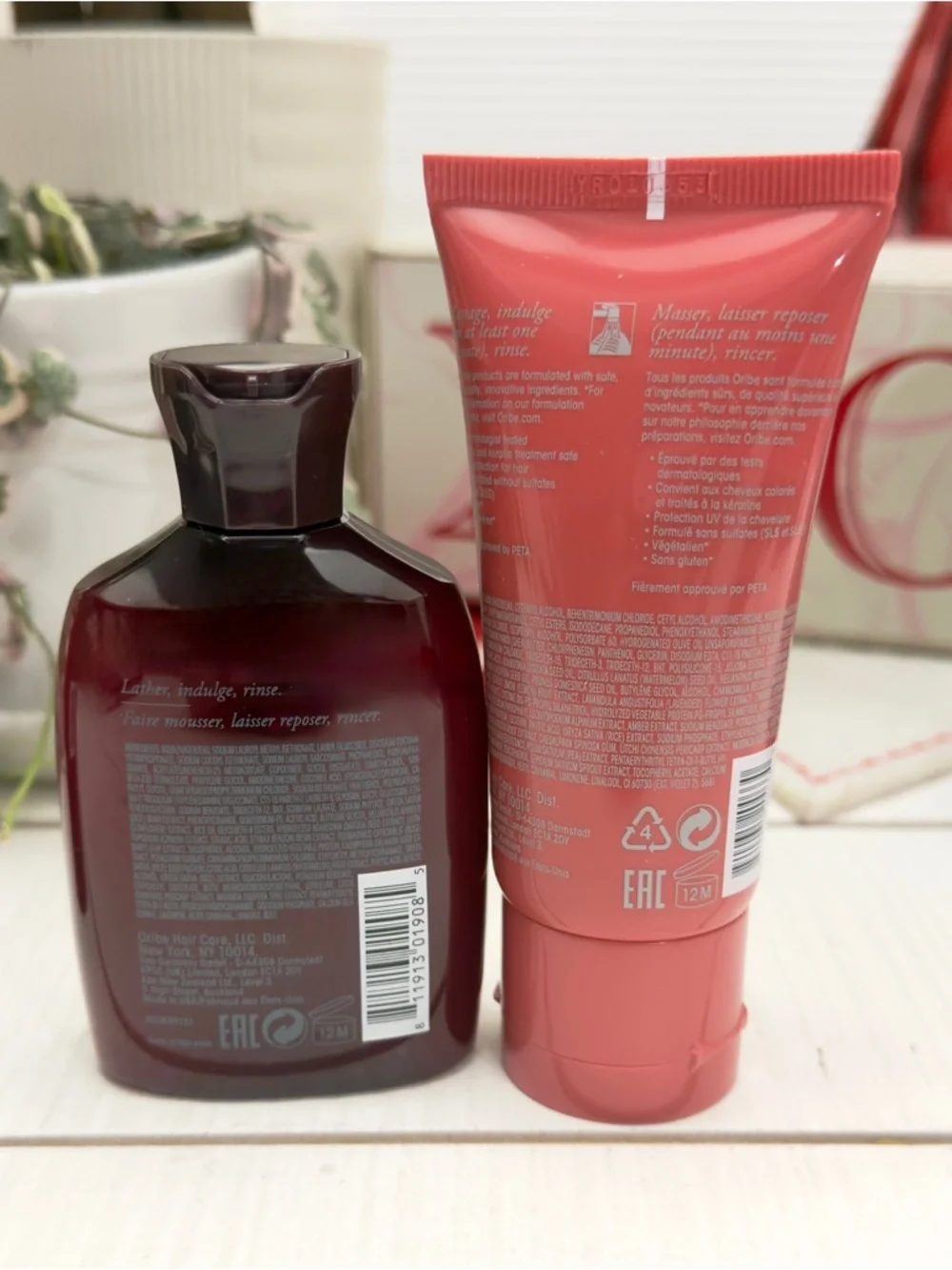 Oribe Shampoo For Beautiful Color + Bright Blonde Conditioner
